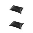 thumbnail image 3 of Wweixi 2pieces Eco-friendly And Easy-care Pillowcases For Bedtime Routine Soft black 2Set, 3 of 6
