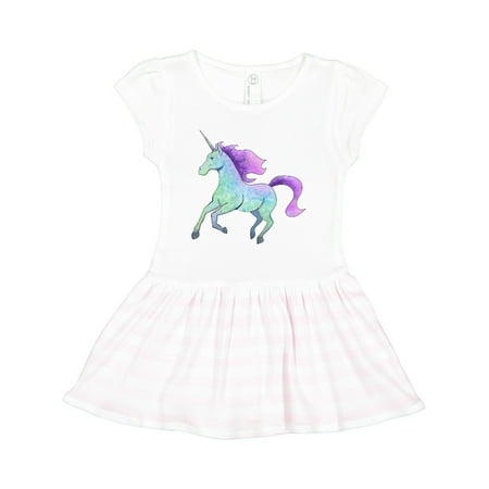 

Inktastic Crystal Unicorn Gift Toddler Girl Dress