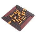 thumbnail image 2 of Juegos de mesa Ajedrez,Juegos de mesa de batalla para dos jugadores Ajedrez de madera,Juego de estrategia tradicional Juego de ajedrez para niños,Juego interactivo de ajedrez Juego de 26x26cm, 2 of 9