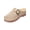 Beige, variant on Women's Orthopedic Mule Clogs, Adjustable Buckle Perforated Arch Support Wide Width Non Slip Walking Shoes