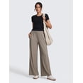 thumbnail image 3 of CRZ YOGA Lightweight Wide Leg Casual Pants for Women 30" Flowy Travel Work Loose Fit Summer, 3 of 5