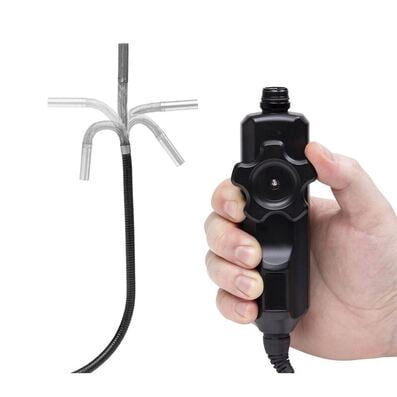 Vividia VA-150 Two-Way Articulating Borescope Videoscope Inspection Camera with 6.0mm Diameter 80cm Long Probe and 2.7" LCD Monitor 640x480 Resolution