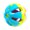 As the picture, variant on Sarkoyar Pet Playing Ball Ball Shape Durable Colorful Cats Playing Ringing Ball for Chewing