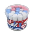 thumbnail image 2 of Maxx Chalk Americana Sidewalk Chalk with Storage Bucket, Red White & Blue 20-Pieces, Children Ages 3+, 2 of 3