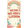 thumbnail image 3 of Welcome Banner for Classroom Rainbow Theme Welcome to Miss Anna's Classroom Backdrop Decor Photography Props Party Supplies School Events Reusable Decoration, 3 of 8