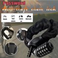 thumbnail image 3 of Bike Lock under $5! Xqxayjr Heavy Duty Combination Bike Lock, 5-Digit Password Security Chain Cable, 120cm Steel Bicycle Lock for Motorcycle Fence Gate, Cut Resistant Outdoor Bicycle Accessories, 3 of 8