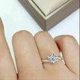 thumbnail image 4 of K-KED Fashion Women Cubic Zircon Ring Gift 925 Silver Filled Party Delicate Jewelry Sz 6-10-10, 4 of 5
