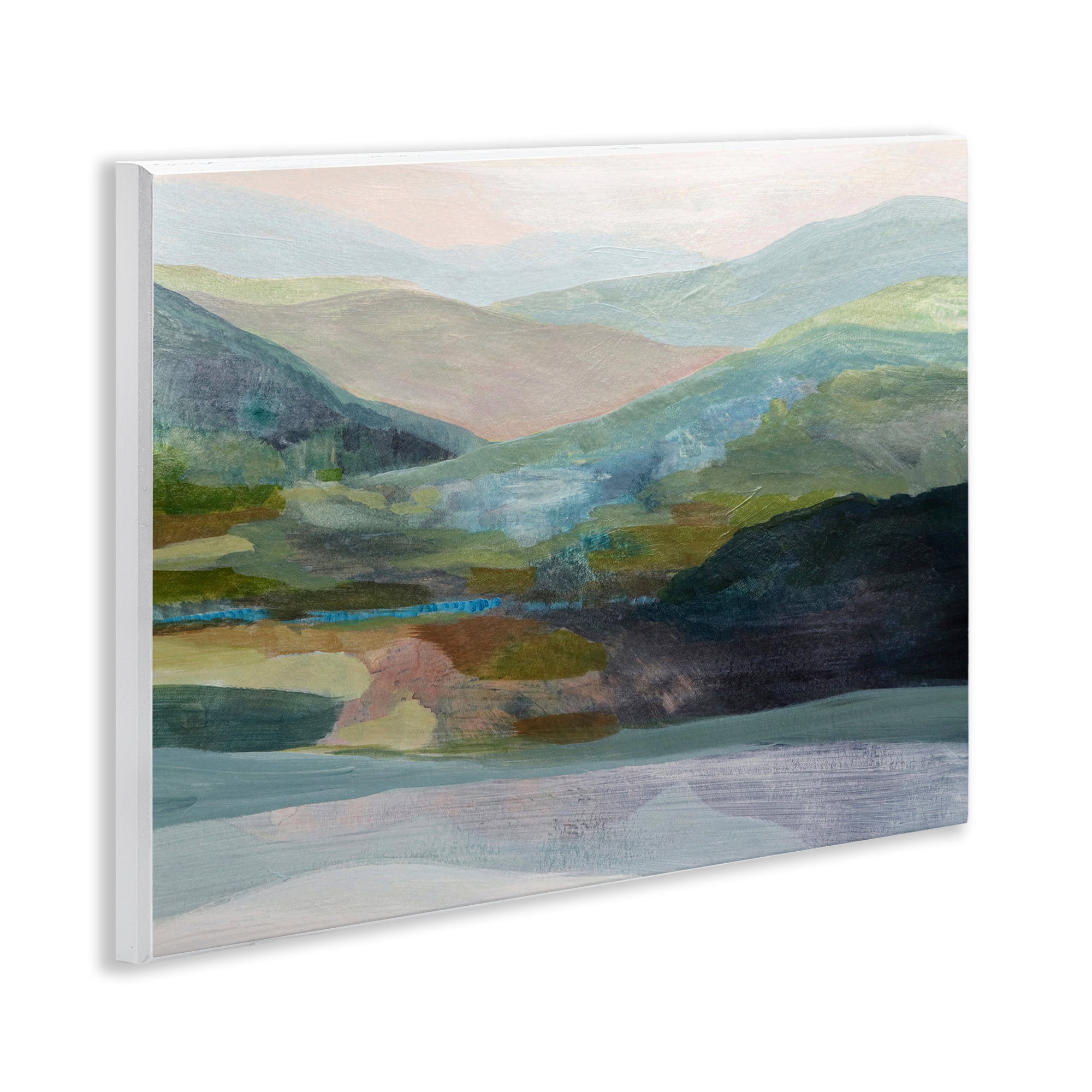 Stupell Industries Misty Morning Mountain Gradient Wall Plaque Art, design by Farren Lee