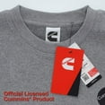 thumbnail image 4 of Cummins Unisex Fleece Crewneck Sweatshirt Gray in Comfy Cotton Blend 3XL CMN5027, 4 of 5