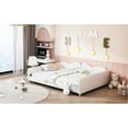 thumbnail image 6 of Full Size Daybed In White, Fabric Sofabed With Cloud-shaped , No Box Spring, For A Stylish Bedroom White Daybed, Size, Cloud Foundation, Comfortable Home Office, 6 of 6