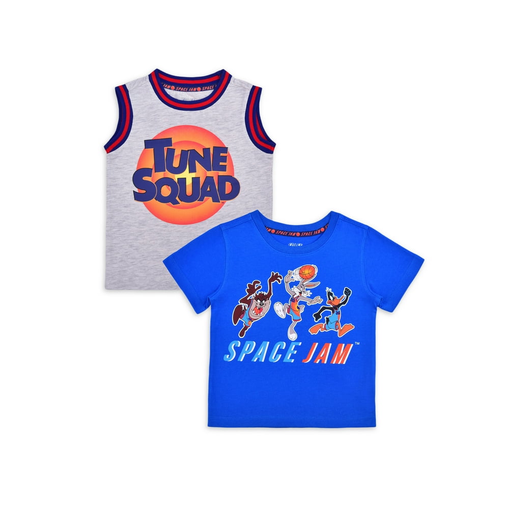 Space Jam - Space Jam Baby Boy & Toddler Boy T-Shirt and Tank, 2-Pack ...