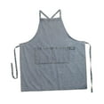 thumbnail image 3 of Multifuntional Apron Work Apron Adjustable Strap for Men Women Chef Apron Kitchen Apron for Hairdressing Pottery Restaurant BBQ Gardening Light Blue, 3 of 8