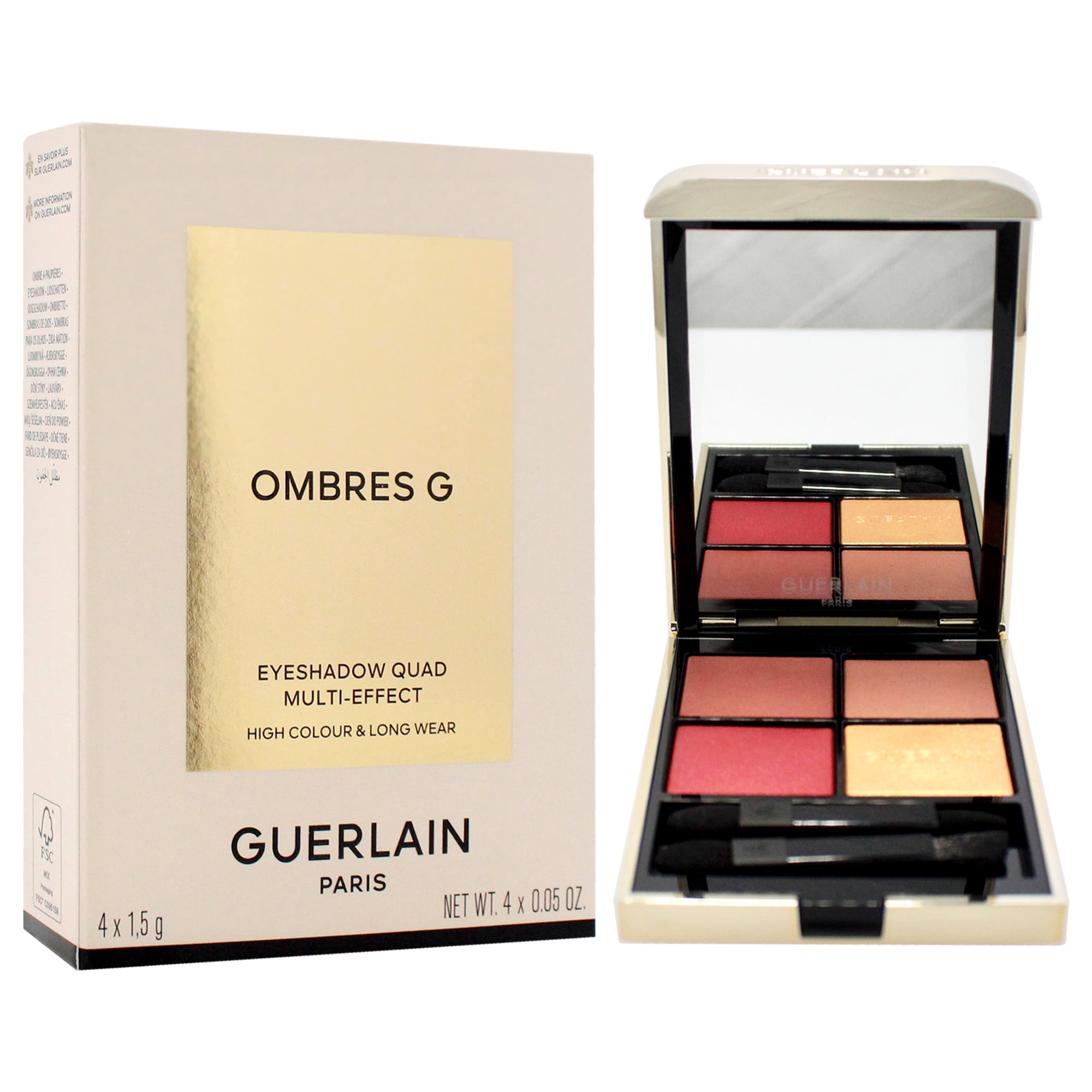 Guerlain Ombres G Eyeshadow Quad - 214 Exotic Orchid , 0.2 oz Eye Shadow