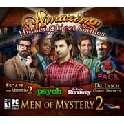 Amazing Hidden Object Games Men of Mystery 2 (PC DVD), 4 Pack