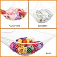 Jumbo Toy Hammock Stuffed Animals and Toy Storage Hammock Net 70" Wall Sling Corner Extra Large