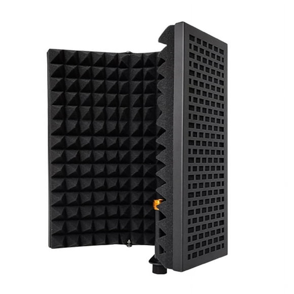 Microphone Portable Tabletop Sound Absorbing Foam Reflection Filter Mic Soundproof Equipment for Audio Recording 3 Panel