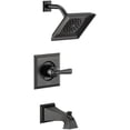 thumbnail image 1 of Lakewood Single Handle Pressure Balanced Tub and Shower Faucet - Matte Black, 1 of 2