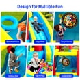 thumbnail image 2 of WELLFUNTIME Inflatable Bounce House with Slide, Jumping Castle with Blower, Ball Pit, Backyard Bouncer for Kids, 2 of 7