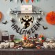 thumbnail image 4 of Lámpara colgante de Halloween Decoración de luces góticas de madera para fiesta de club (fantasma), 4 of 6
