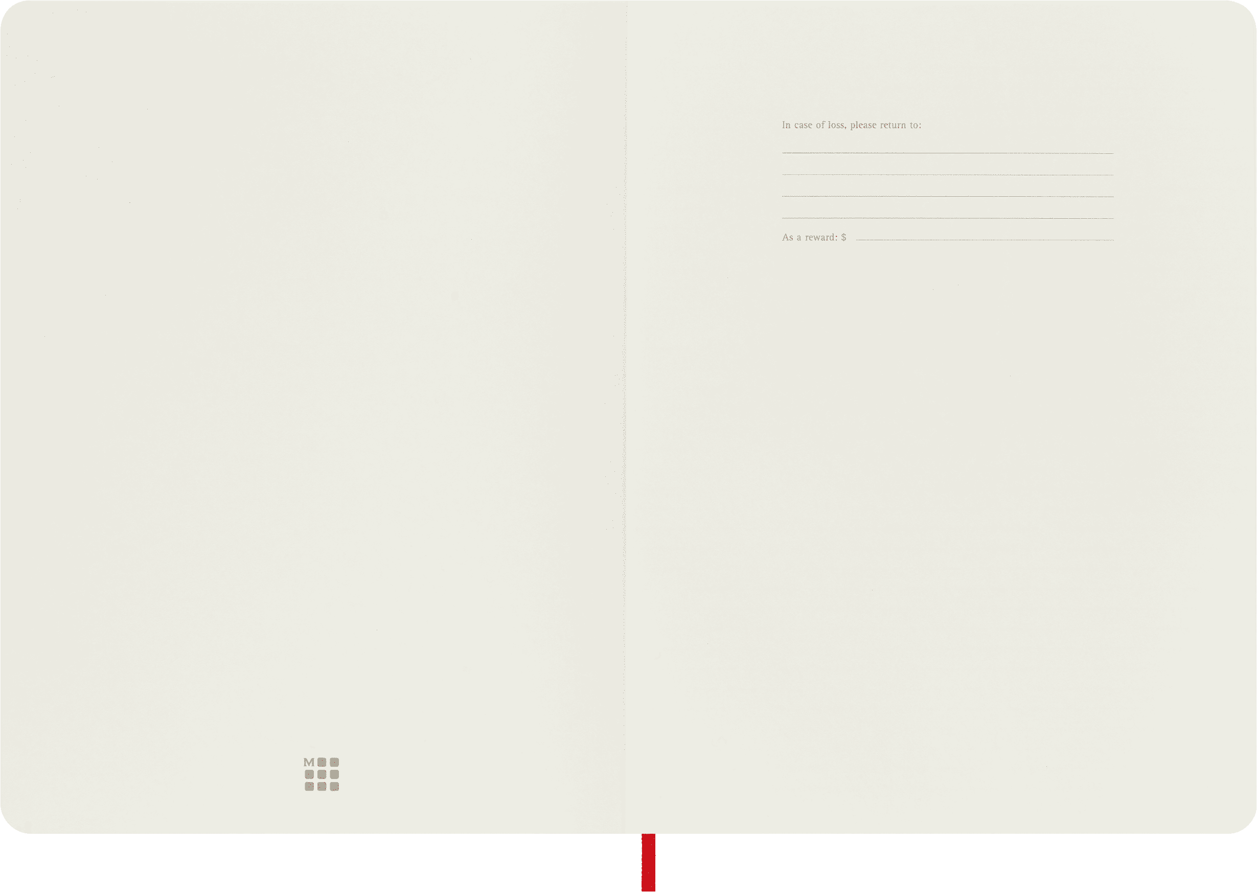 Moleskine Classic Notebook, Soft Cover, XL (7.5" x 9.75"), Plain, Scarlet Red