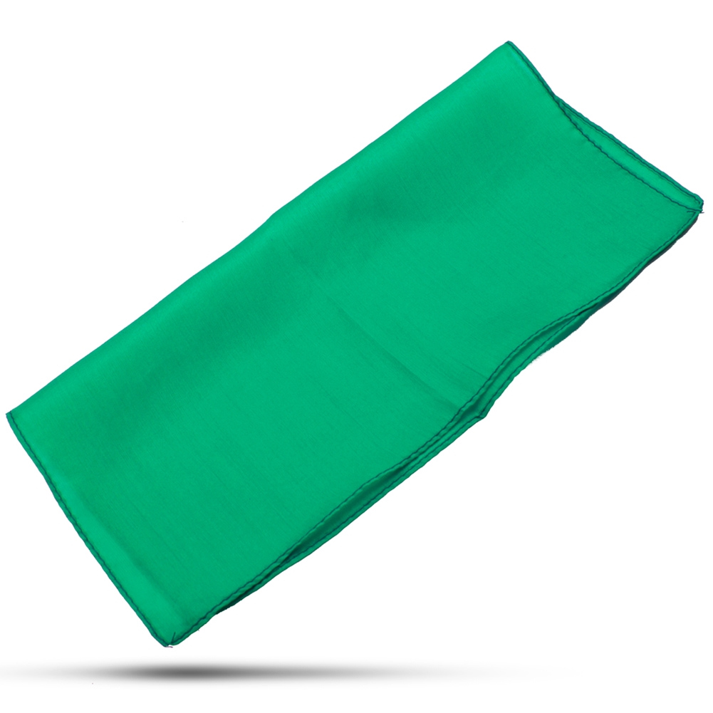 Magic Makers 15cm Green Colour Silk - Professional Grade, 6Inch, Green