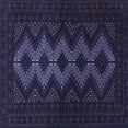 thumbnail image 1 of Ahgly Company Indoor Square Persian Blue Traditional Area Rugs, 6' Square, 1 of 4