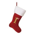 thumbnail image 1 of TIELUTT Décorations de Noël Rouges Chaussettes en Velours Doré Haut de Gamme Chaussettes de Noël DIY Chaussettes de Maman pour Collègue Femmes Cartes de Vœux Notes Vierges Cartes de Vœux Chien Cartes de Sensation, 1 of 6
