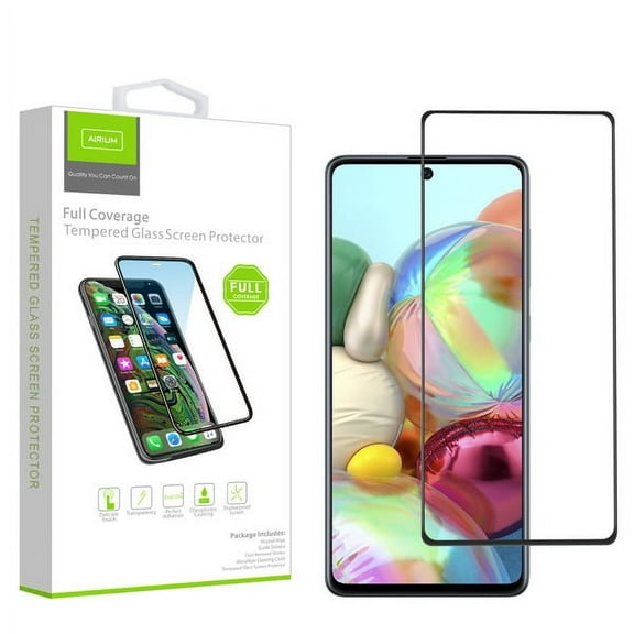 Samsung Galaxy A71 5G Screen Protector FULL COVERAGE Tempered Glass Film LCD Transparent 3D Touch, Anti Fingerprint, Case Friendly Premium Tempered Glass Screen Protector for Samsung Galaxy A71 /5G
