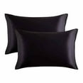 thumbnail image 1 of MKHSQHDG Today's Deals 2Pcs Standard Size (20X26 Inches) Satin Pillow Covers with Envelope Closure, 1 of 9
