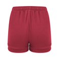 thumbnail image 5 of TTUHYWXI Shorts for Women Summer Casual High Waisted Drawstring Wide Leg Womens Gauze Shorts (Red, XXL), 5 of 7
