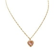 thumbnail image 1 of PVCS Ladies Fashion Multicolor Love Necklace Crystal Clavicle Chain Pendant, 1 of 4
