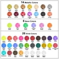 thumbnail image 2 of Juego de tintas con alcohol FanSarriche, 48 colores vivos, 10 ml cada uno, 2 of 6