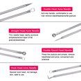 thumbnail image 4 of 4PCS/Set Stainless Steel Blackhead Acne Blemish Removal Needle Kit Tool, 4 of 5