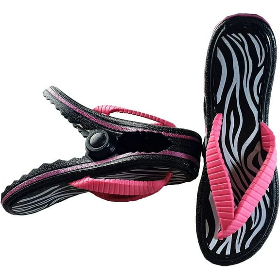 Black Flops Style Beach Towel Clips Jumbo Size for Beach Chair, Cruise Beach Patio, Pool Accessories for Chairs, Household Clip, Baby Stroller. by C&H Solutions