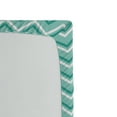 thumbnail image 2 of Ambesonne Black White Fitted Sheet, Zig Zag Pattern, Queen Size, Dark Green Turquoise, 2 of 2