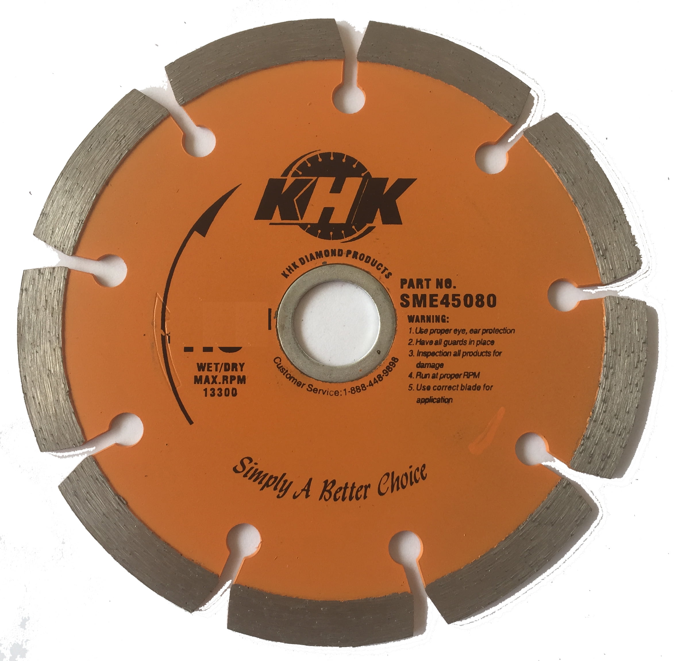 5-pack 4.5 inch diamond blade for cutting tile,stone and masonry materials 