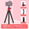 thumbnail image 4 of fastboy Trépied Flexible pour Appareil Photo Reflex Numérique Camping Randonnée Voyage Support de Téléphone Support de Diffusion en Continu en Direct Accessoire, 4 of 6
