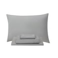 thumbnail image 4 of Mainstays Reversible 5 Piece Bed in a Bag Comforter Set with Sheets, Blue and Grey Stripe, Twin-XL, 4 of 7