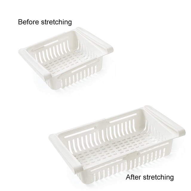 Cajón de almacenamiento para refrigerador, organizador de cajón para refrigerador, organizador retráctil para refrigerador, caja de almacenamiento para refrigerador, el mejor de su clase