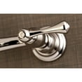 thumbnail image 4 of Kingston Brass KS3246BL Vintage Wall Mount Bathroom Faucet, Polished Nickel, 4 of 5