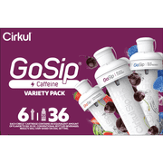 Cirkul GoSip Flavor Cartridge Variety Pack, 6-Pack (2 Blue Raspberry, 2 Black Cherry, 2 Strawberry Watermelon)