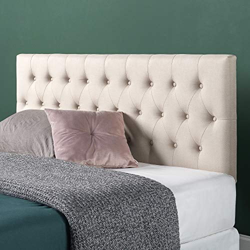 Photo 1 of *USED*
Zinus Trina Upholstered Modern Classic Tufted Headboard in Taupe, Full