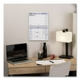 thumbnail image 3 of QuickNotes Desk/Wall Calendar, 3-Hole Punched, 11 x 8, White/Blue/Yellow Sheets, 12-Month (Jan to Dec): 2026 | Bundle of 10, 3 of 3
