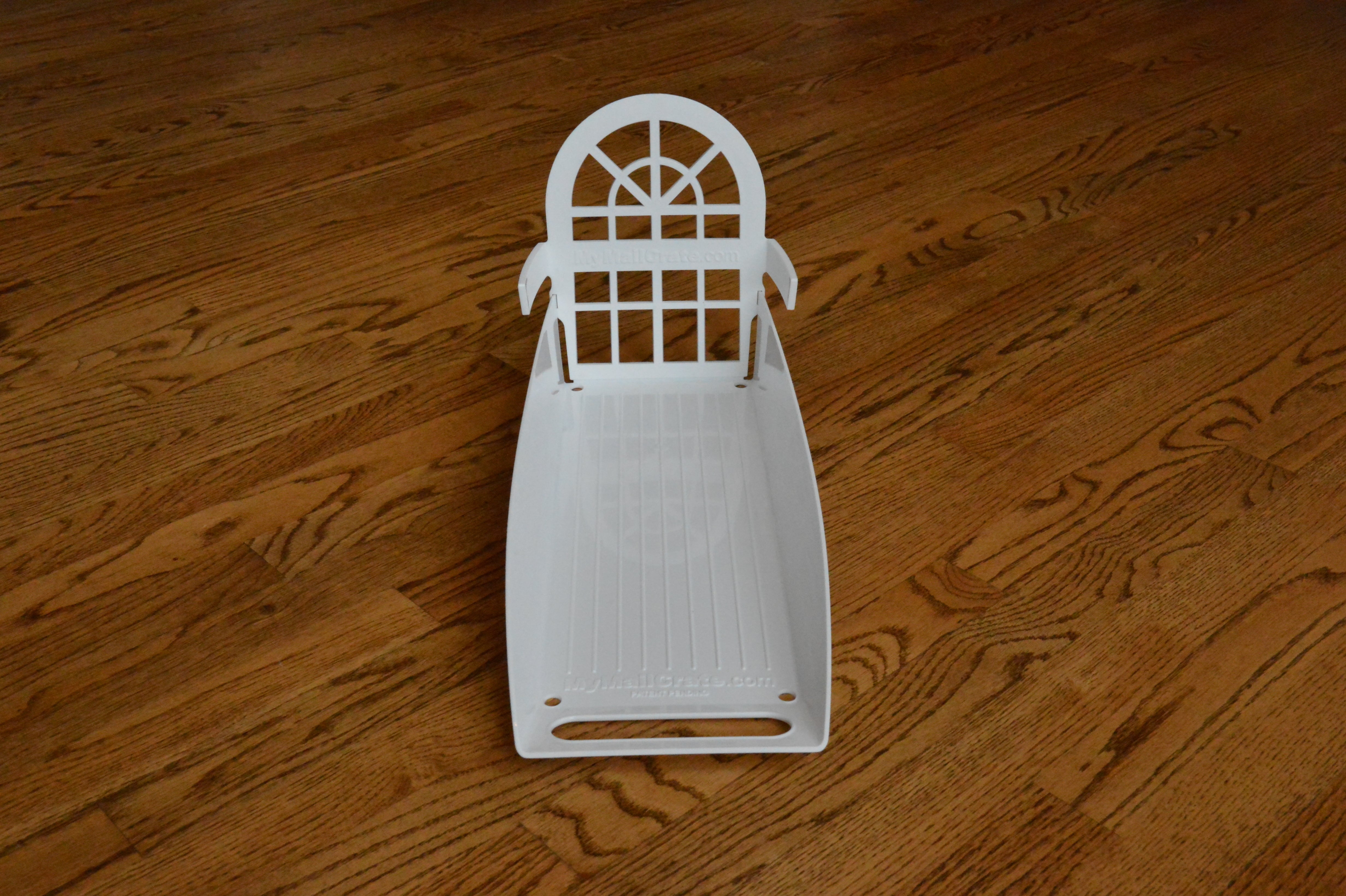 My Mail Crate Large Sliding Mailbox Tray, Keeps mail dry, Accessible from car or wheelchair
