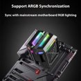 thumbnail image 6 of 4 Heat Pipe ARGB PWM Tower CPU Cooler, Black, 1600 RPM Quiet Fan for Desktop PC, 6 of 9