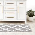 thumbnail image 5 of Lavish Home 67-0029-S 100% Cotton Trellis Bathroom Mat-24 x60 , Silver, 5 of 5