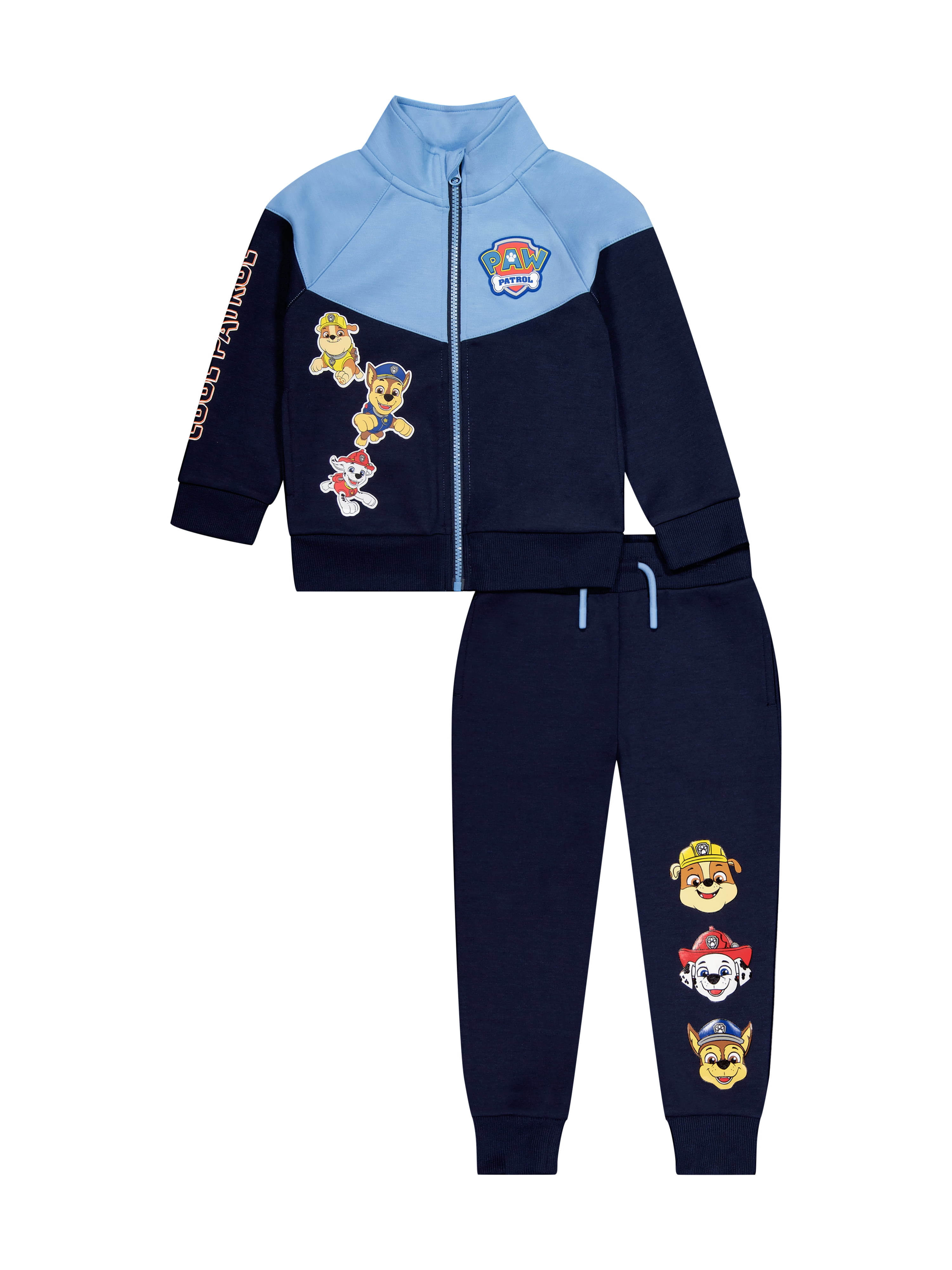Paw Patrol Toddler Boy 2pc Active Jacket and Pant Set, Sizes 12 Months - 5T