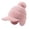 Pink #12, variant on Fleece Beanie Hats with Earflaps Visor Brim Winter Knit Ski Cap Winter Hats for Women Pom Pom Ball Black One Size