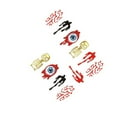 thumbnail image 1 of Watermark Nail Sticker Tatoos Halloween Colorful Eyes Skull Element decal 3D nail art Nail Wraps DIY Manicure Sticker, 1 of 5