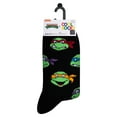 thumbnail image 5 of Cool Socks, Men's Funny Novelty Socks, Retro Turtle Heads Crew, Adult Large, 5 of 6